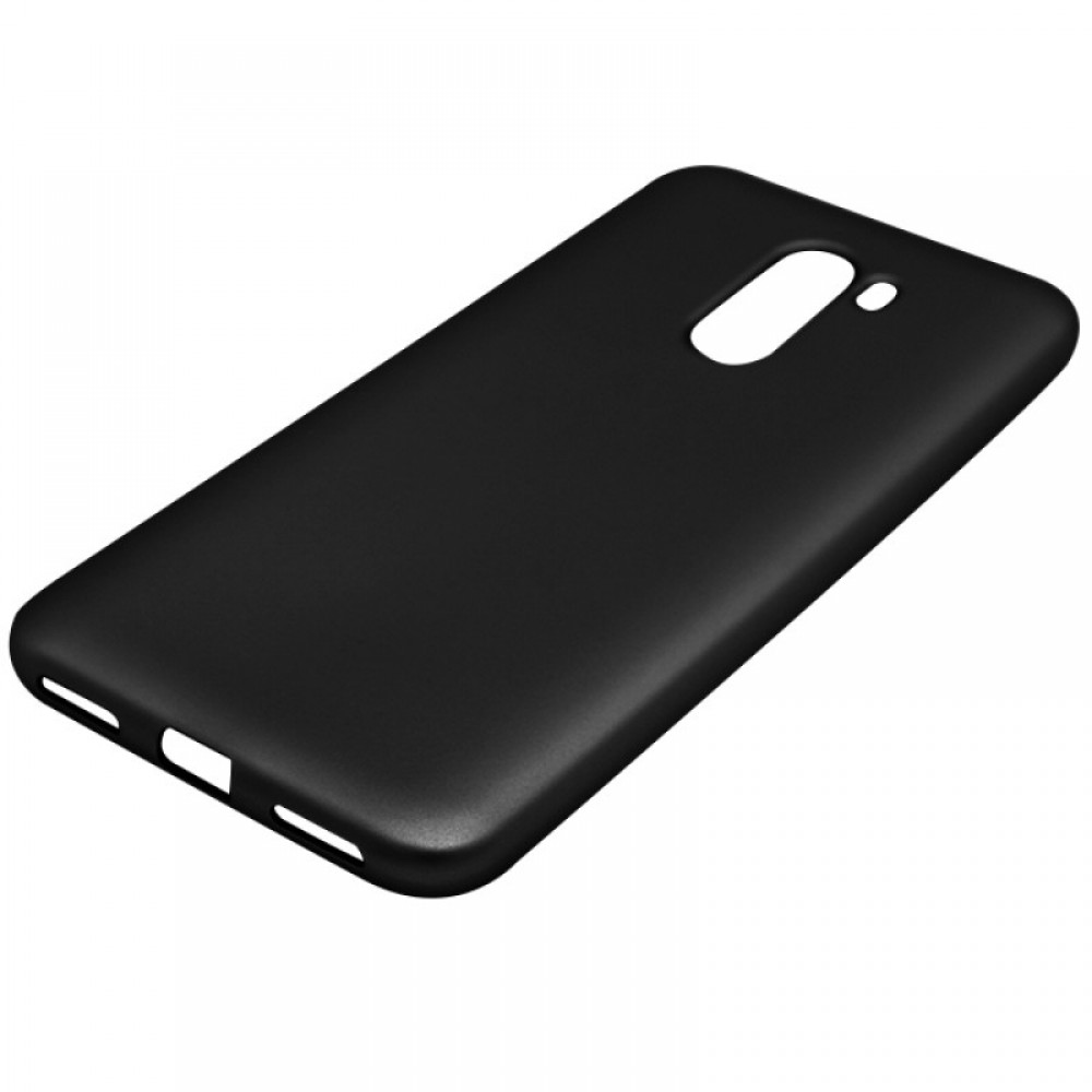 

Силиконовый чехол для Pocophone F1 черный в блистере