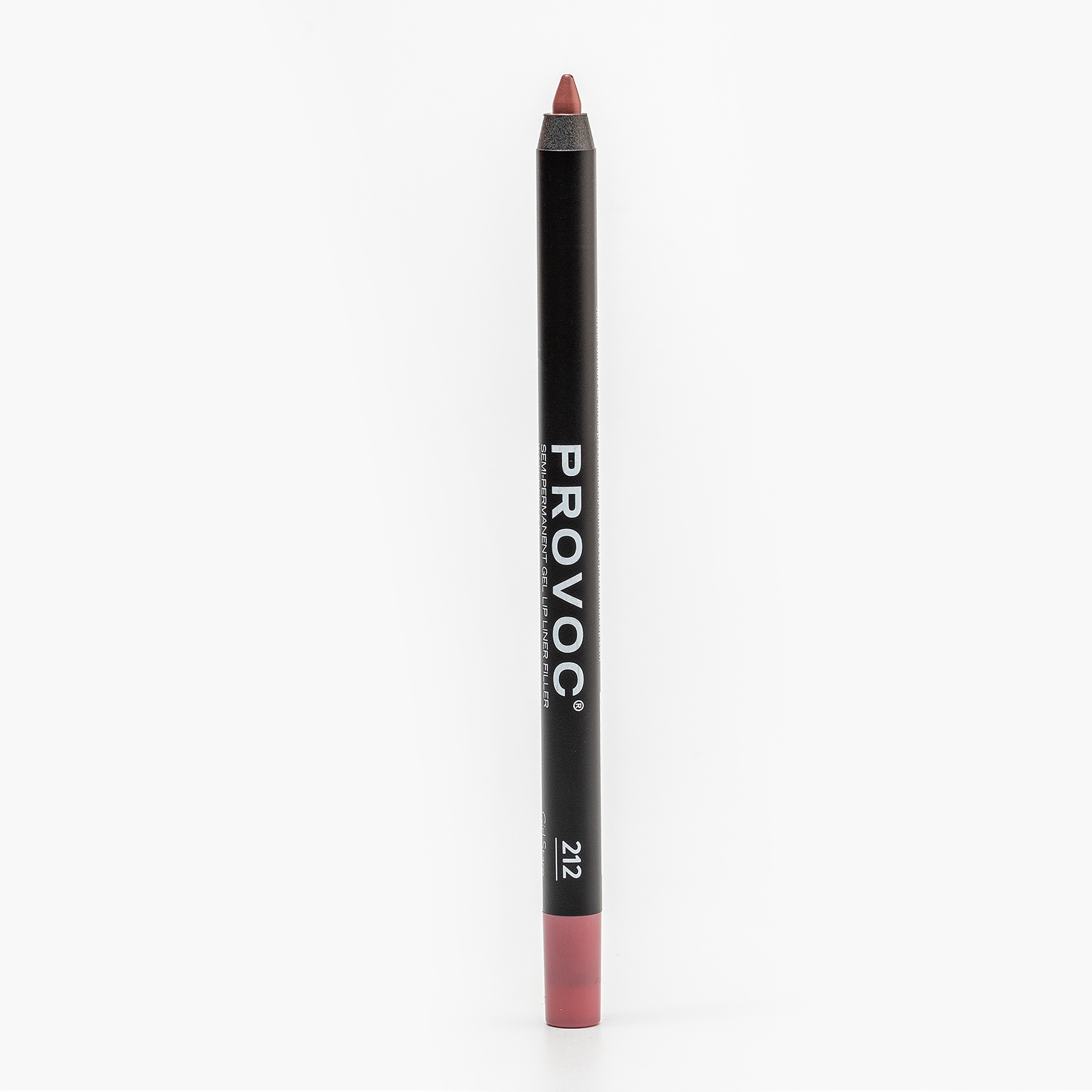 Карандаш для губ PROVOC Gel Lip Liner гелевый, №212 Girl Stare натурально-розовый, 1,2 г provoc полуперманентный гелевый карандаш для губ gel lip liner filler 1 2 г