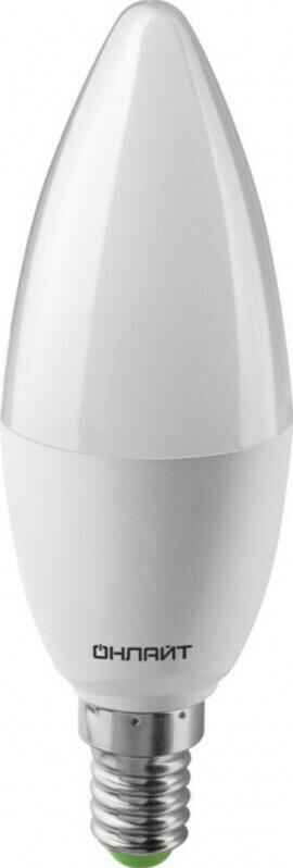 

Лампа светодиодная ОНЛАЙТ OLL-C37-10-230-2.7K-E14-PROMO 10Вт Е14 2.7К 82914 4 шт.