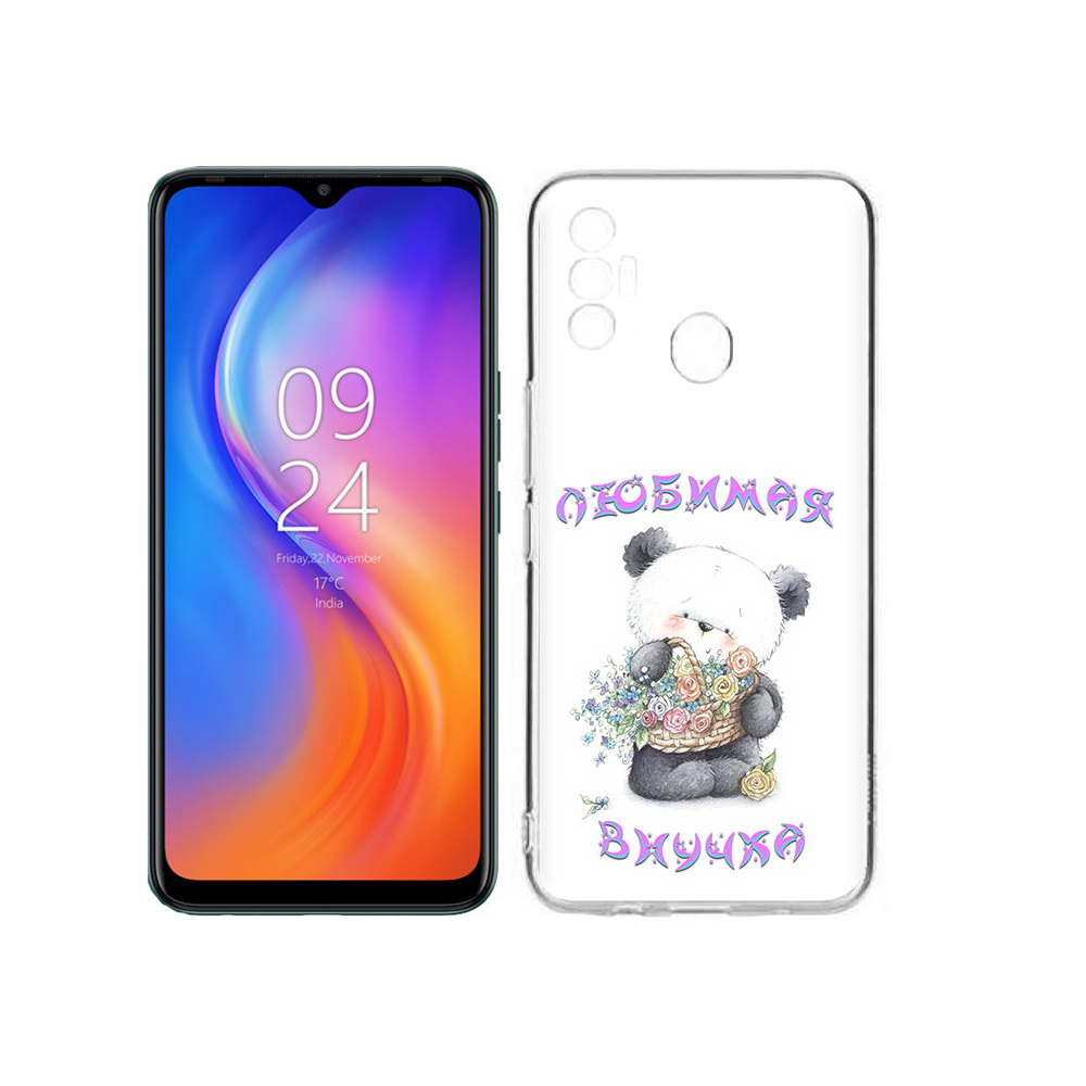 

Чехол MyPads Tocco для Tecno Spark 7 Любимая внучка, Прозрачный, Tocco