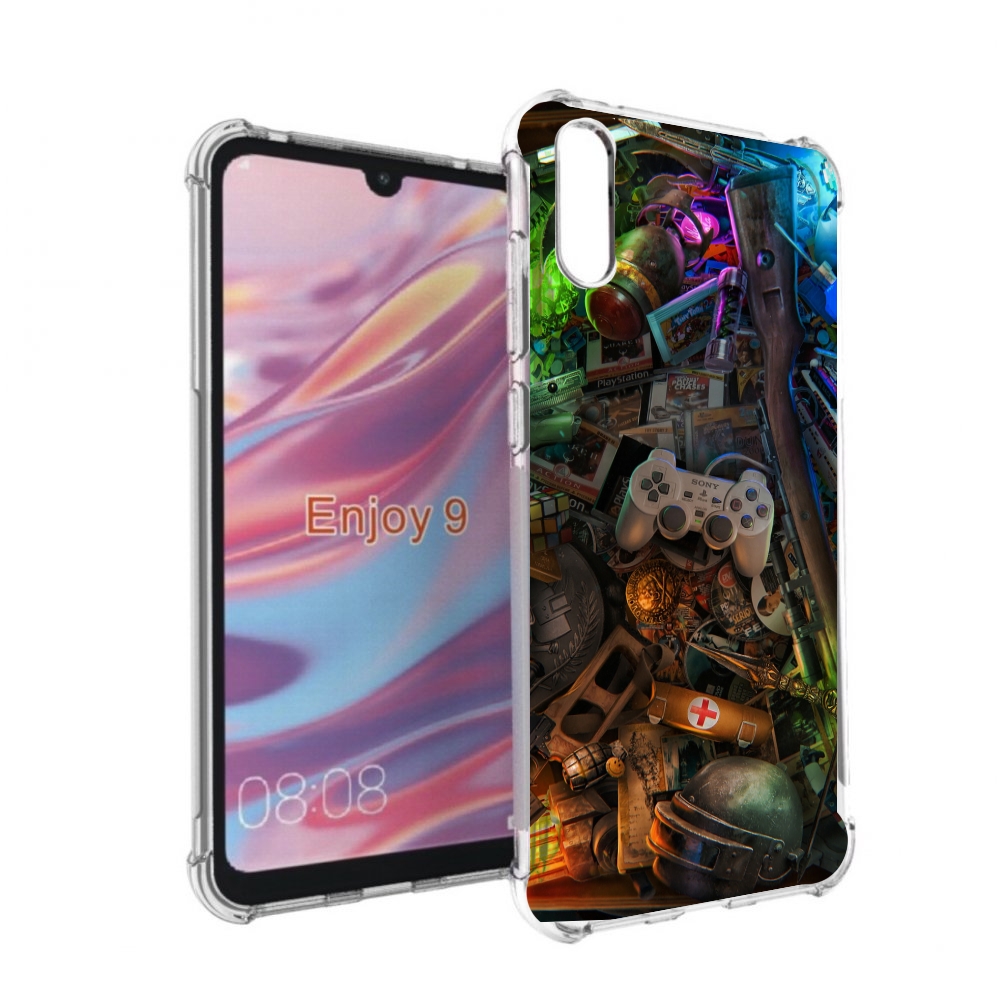 

Чехол бампер MyPads JlaMBcPa6eM для Huawei Enjoy 9, Прозрачный, Tocco