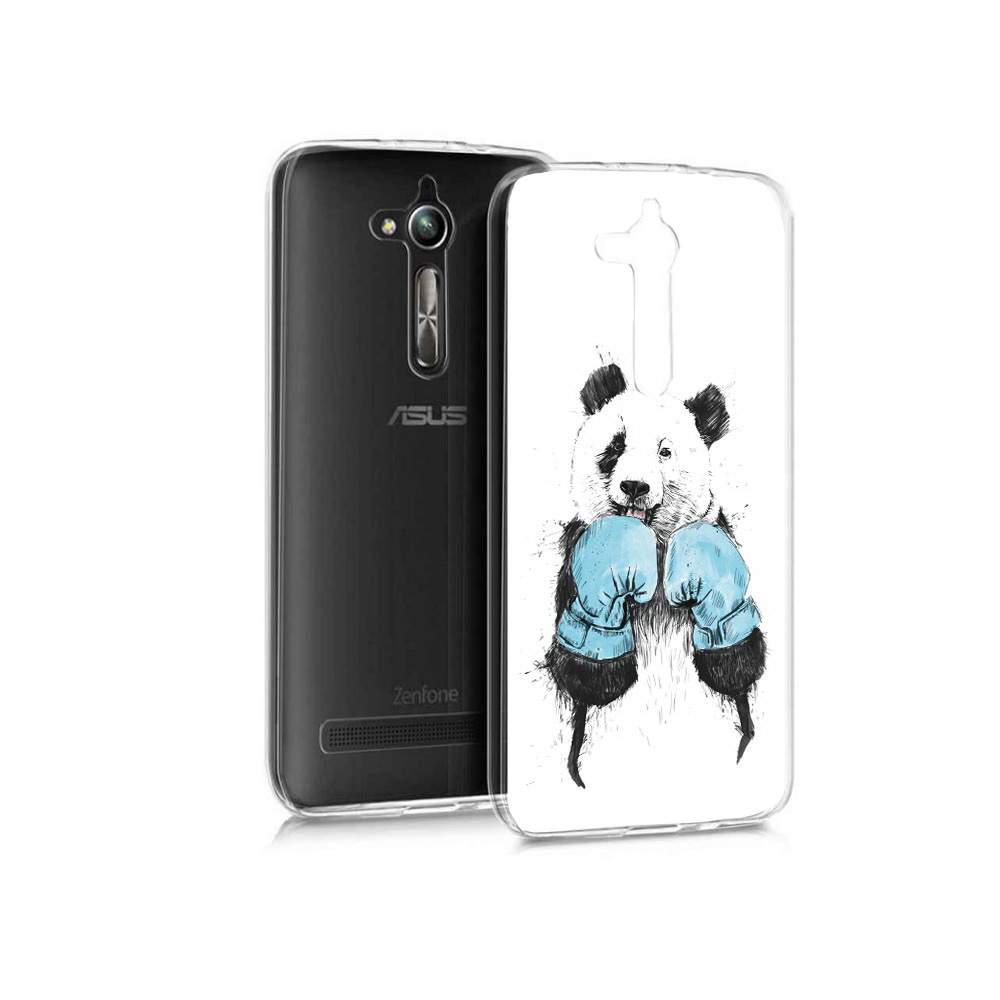 

Чехол MyPads Tocco для Asus ZenFone Go (ZB500KL) панда боксер, Прозрачный, Tocco