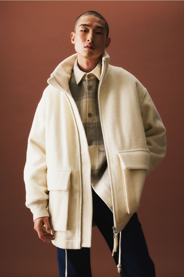 

Куртка мужская H&M 1099619001 белая L (доставка из-за рубежа), 1099619001