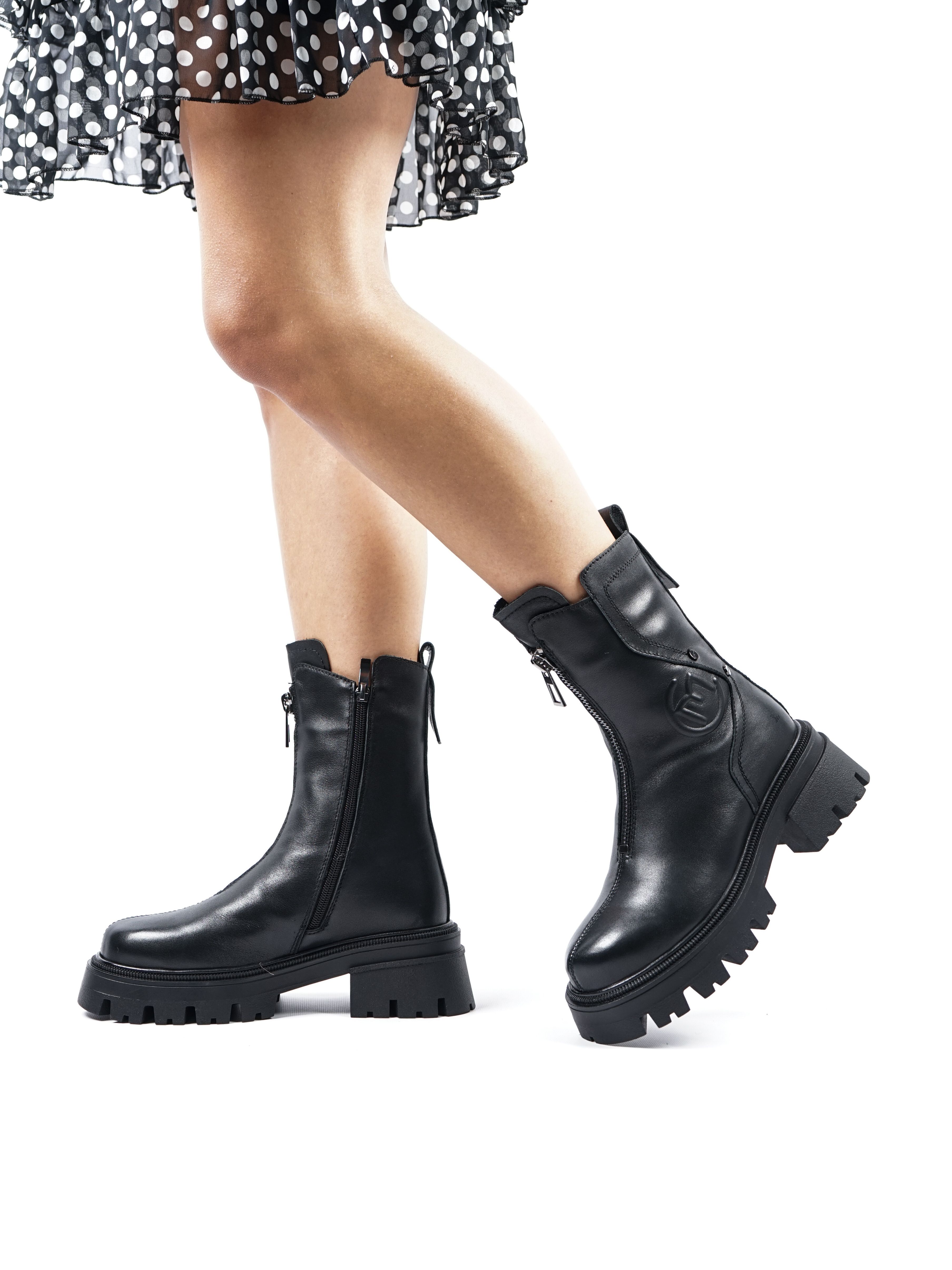 

Полусапоги женские 365 Shoes H673M-L567-1 черные 37 RU, Черный, H673M-L567-1