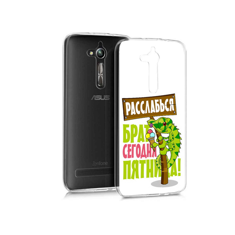 

Чехол MyPads Tocco для Asus ZenFone Go (ZB500KL) пятница, Прозрачный, Tocco