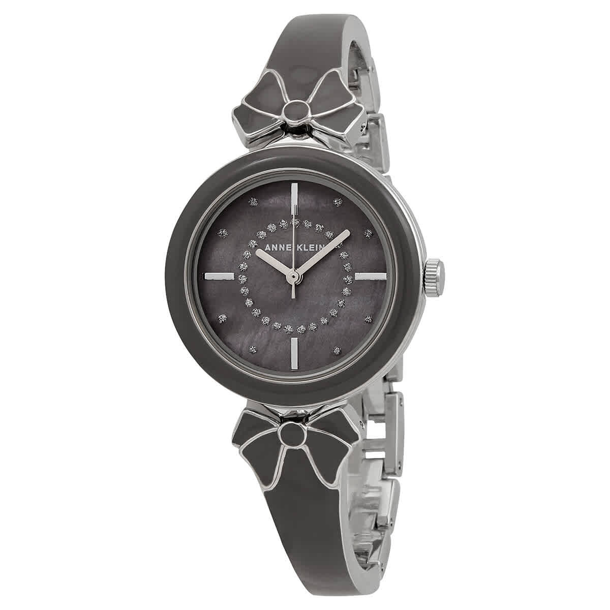 

Наручные часы женские Anne Klein AK/3299GYSV черные, AK/3299GYSV