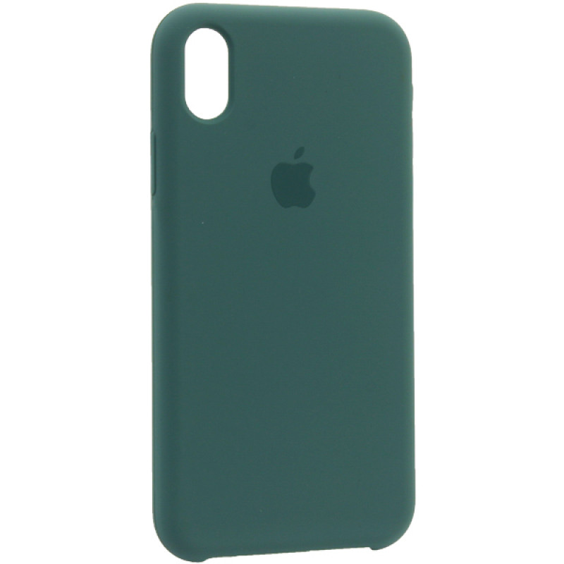 

Чехол для iPhone XR Silicone 360 темно-зеленый