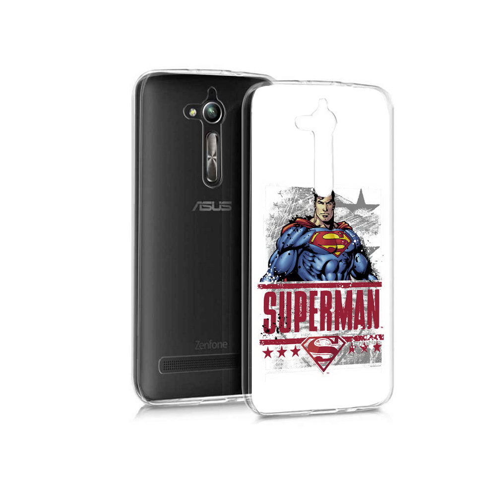 

Чехол MyPads Tocco для Asus ZenFone Go (ZB500KL) рисунок супермен, Прозрачный, Tocco