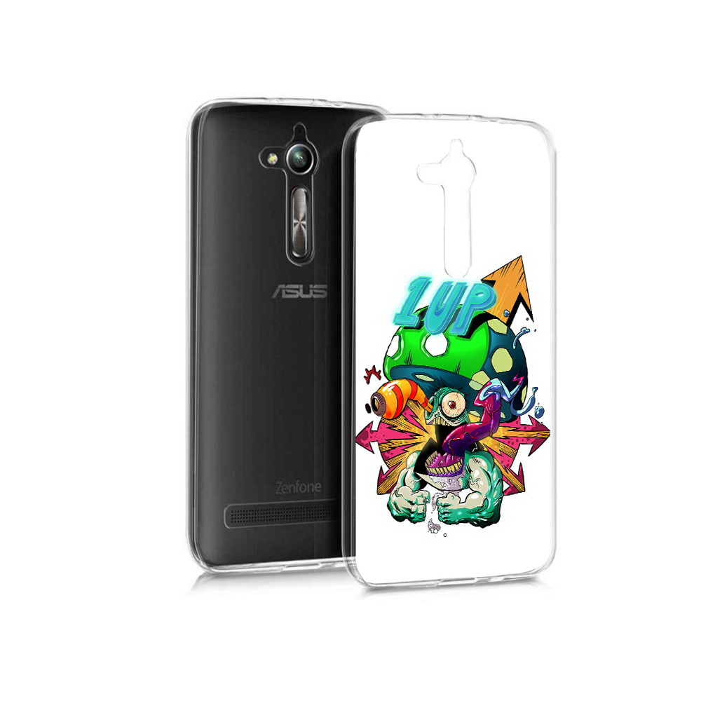 

Чехол MyPads Tocco для Asus ZenFone Go (ZB500KL) сильный гриб абстракция, Прозрачный, Tocco