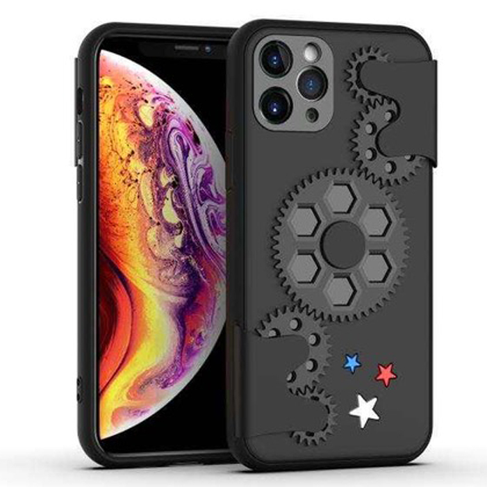 фото Чехол силиконовый для iphone xr 6.1" steampunk (стимпанк) черный grand price