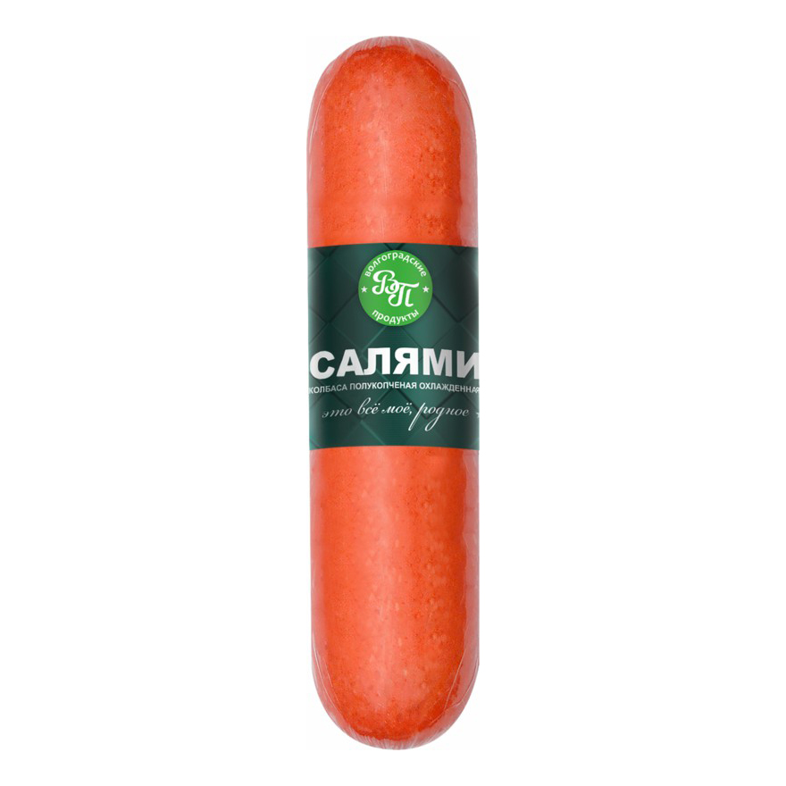 

Колбаса полукопченая Волгоградские Продукты Салями +-1 кг