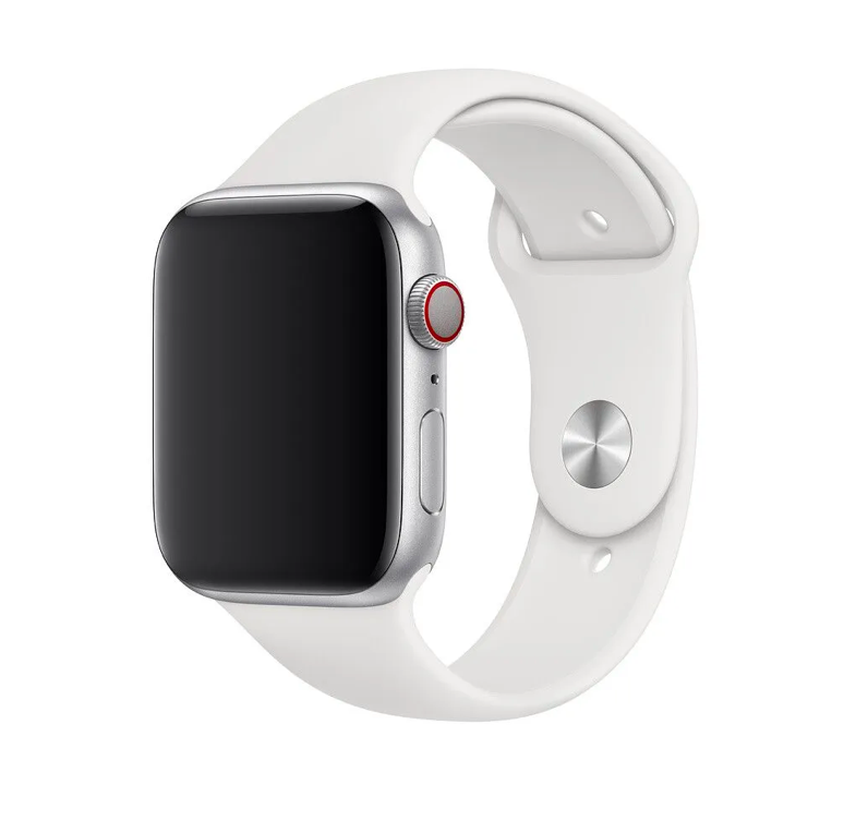 Ремешок Apple Watch Sport Band White 44mm (42mm; 45mm) MTPK2AM/A