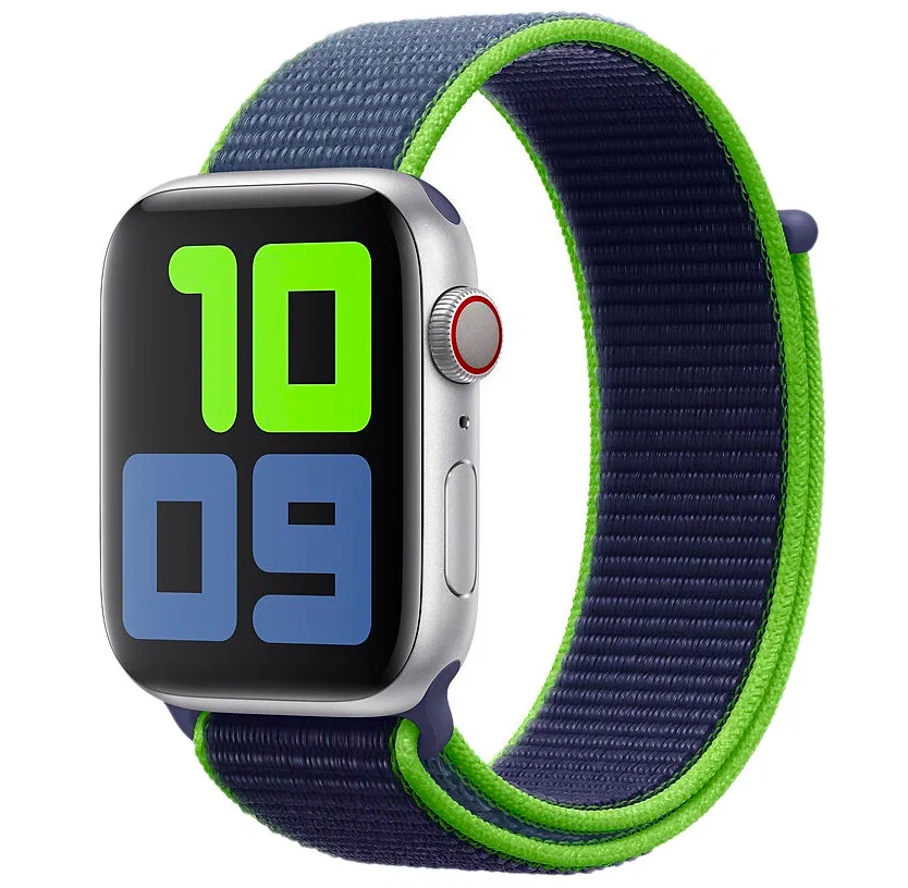 Sport loop. Ремешок Apple 44mm Neon Lime Sport. Ремешок Apple Sport loop. Neon Lime Sport loop ремешок. Ремешок Apple 44mm Sport loop.