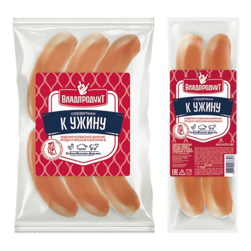 

Сардельки Владпродукт к ужину вареные