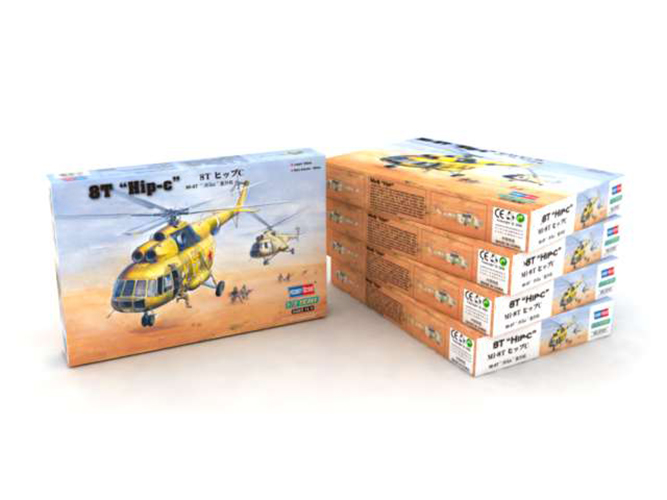 

Сборная модель HobbyBoss 1/72 Транспортный вертолет "Hip-C" 87221