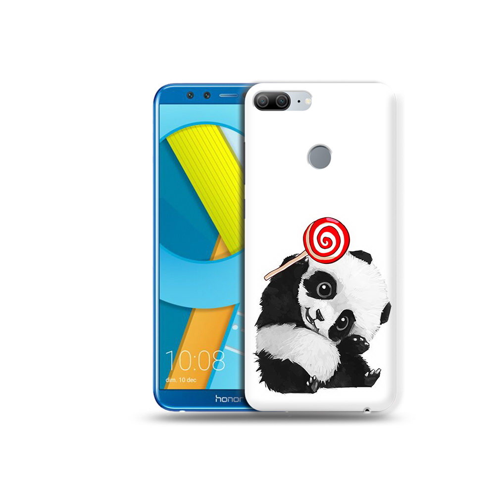 

Чехол MyPads Tocco для Huawei Honor 9 Lite панда с леденцом (PT117118.56.534), Прозрачный, Tocco