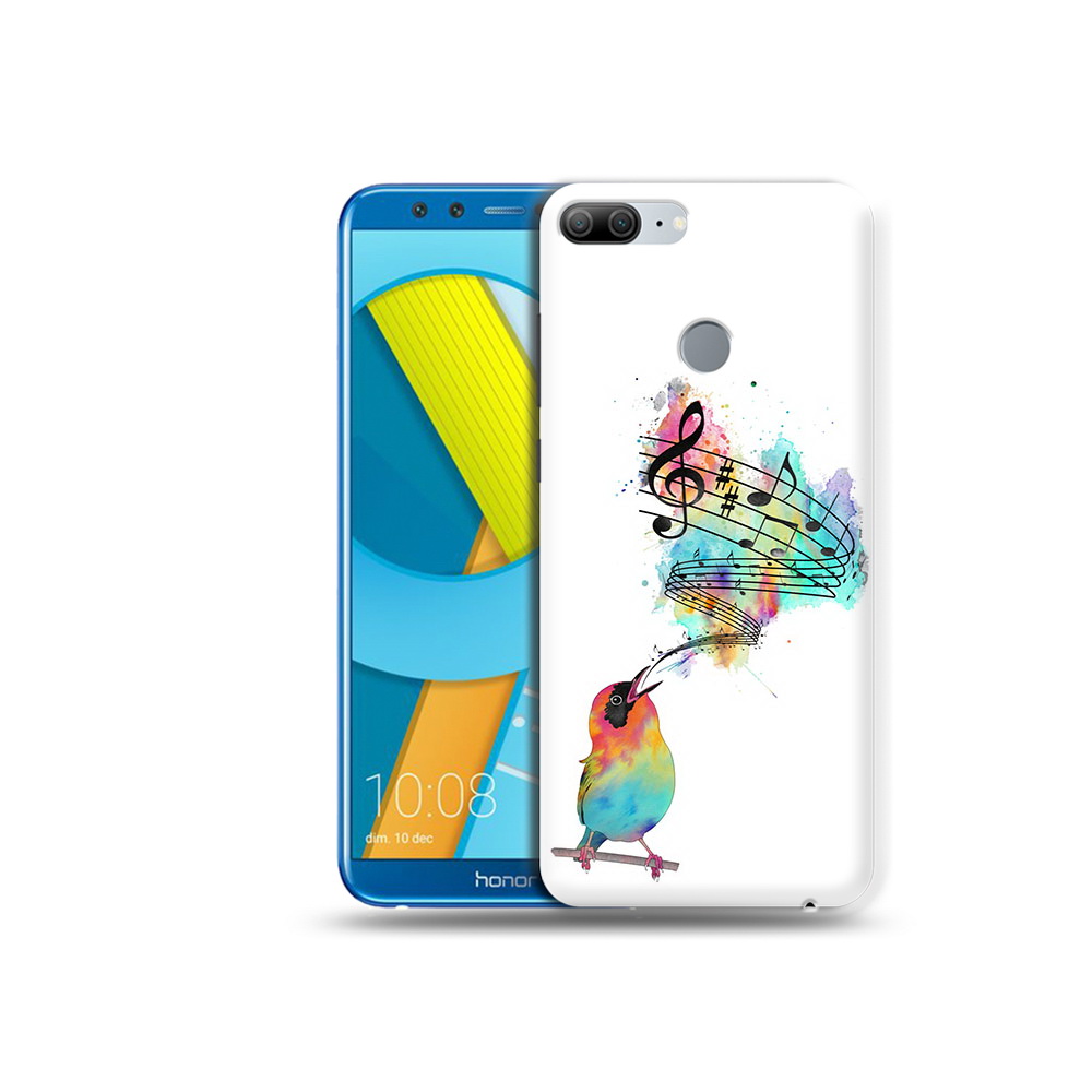 

Чехол MyPads Tocco для Huawei Honor 9 Lite певчая птичка (PT117118.56.536), Прозрачный, Tocco