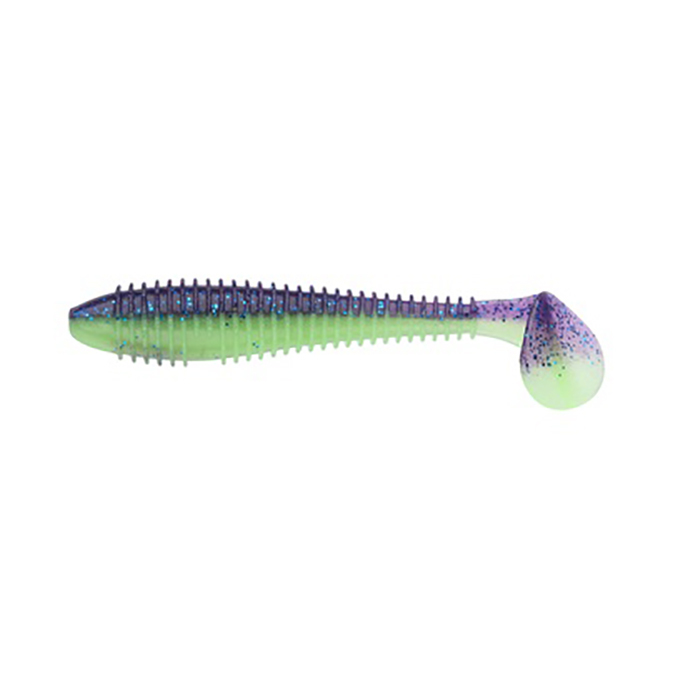 

Мягкая приманка Keitech Swing Impact FAT 2.8 PAL# 06 Violet Lime Belly, Зеленый;фиолетовый, Swing Impact Fat