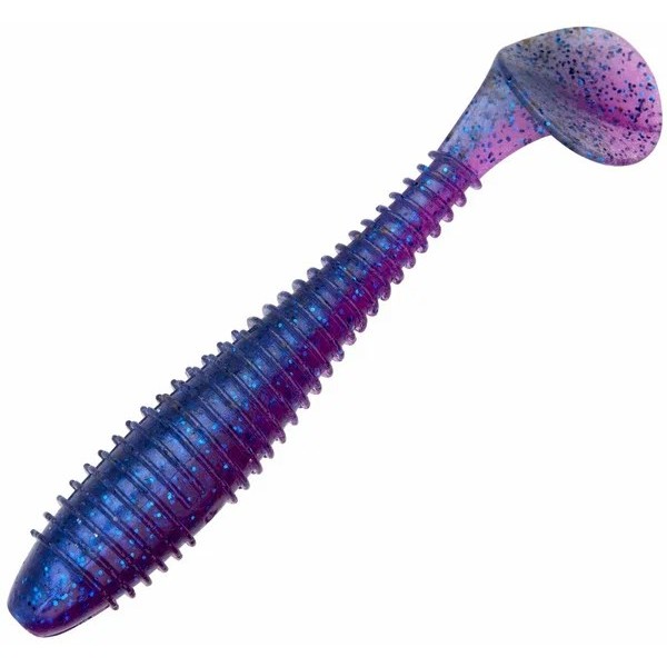 

Мягкая приманка Keitech Swing Impact FAT 4.3 EA# 14T Clear Morning Dawn Blue FLK, Фиолетовый;синий, Swing Impact Fat