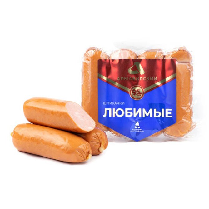 

Шпикачки Армавирский МК Любимые охлажденные