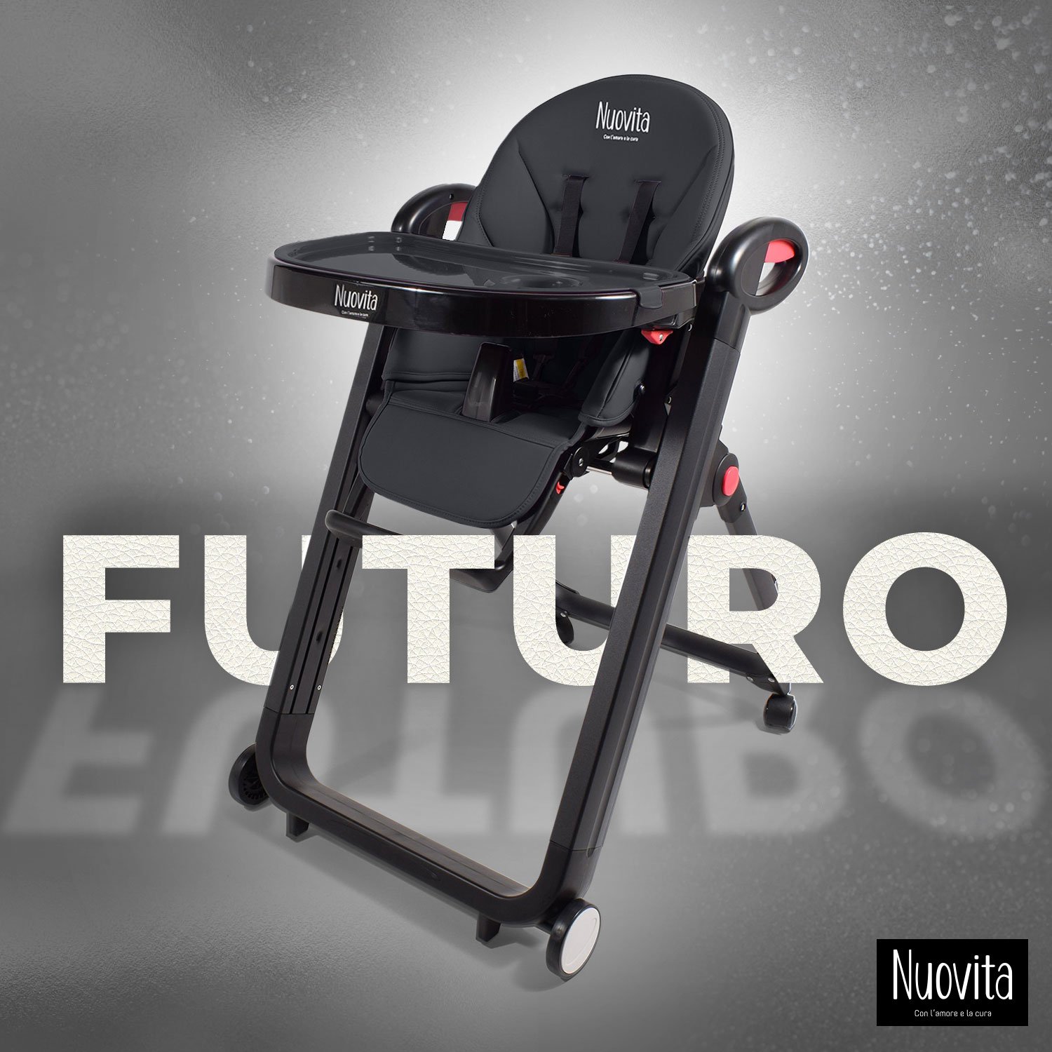 Стульчик для кормления Nuovita Futuro Nero (Nero / Черный) стульчик для кормления nuovita futuro senso nero verde зеленый