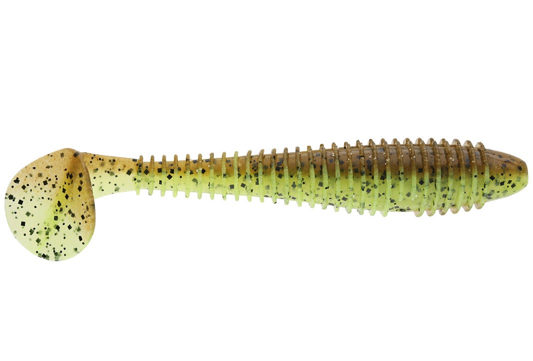 

Мягкая приманка Keitech Swing Impact FAT 6.8 # 401T Green Pumpkin Chartreuse, Зеленый;коричневый, Swing Impact Fat