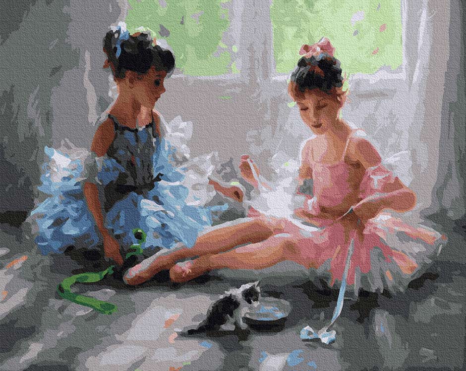 

Картина по номерам Molly Две балерины, 40x50, Две балерины