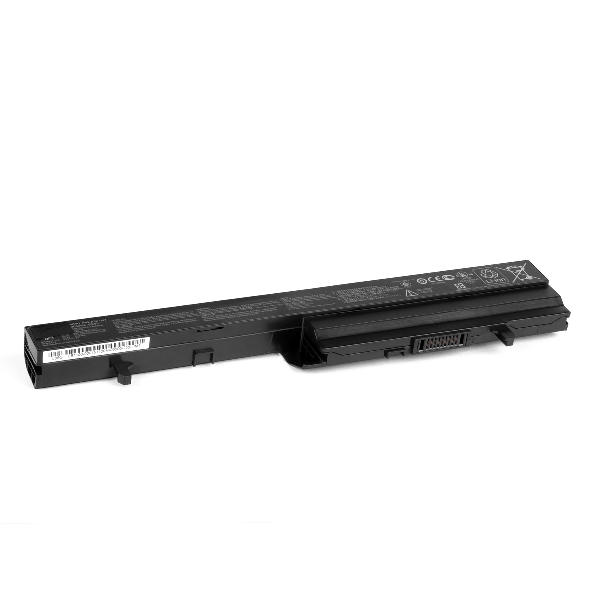 

Аккумулятор для ноутбука Asus U47 (10.8V 5200mAh) P/N: A32-U47.