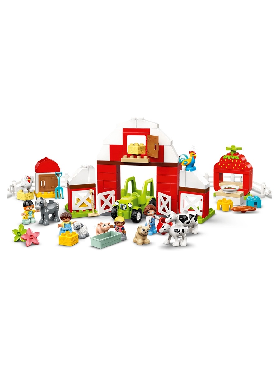 

Конструктор LEGO DUPLO Town Фермерский трактор, домик и животные