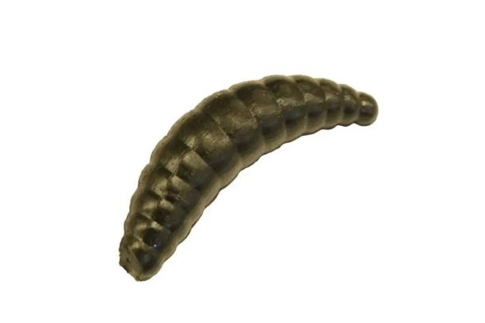 

Мягкая приманка Trout Zone MAGGOT 1.3 Сыр # 102 (чёрный) 32мм (12шт), Черный, Maggot