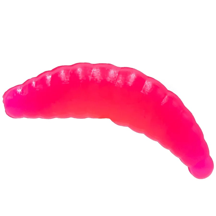 

Мягкая приманка Trout Zone MAGGOT 1.3 Сыр # Berry (ягодный) 32мм (12шт), Розовый, Maggot