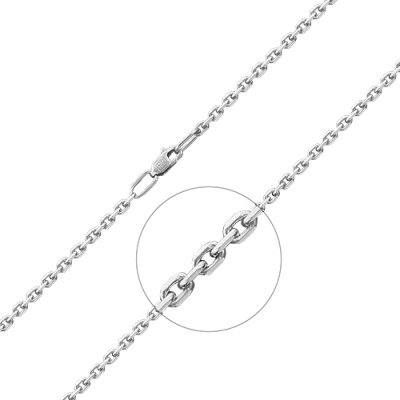 

Цепочка из белого золота 55 см PLATINA jewelry 21-0811-080-1120-17, 21-0811-080-1120-17