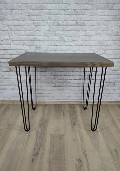 

Стол кухонный Solarius Loft металл-дерево 110x75х75 цвет венге с черными ножками-шпильками, Loft металл-дерево 110x75х75