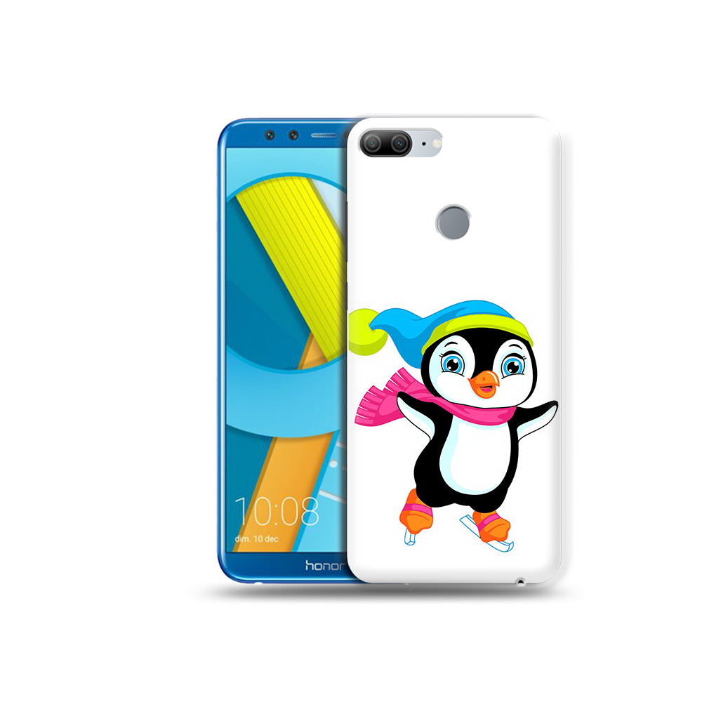 

Чехол MyPads Tocco для Huawei Honor 9 Lite пингвин на коньках (PT117118.56.540), Прозрачный, Tocco