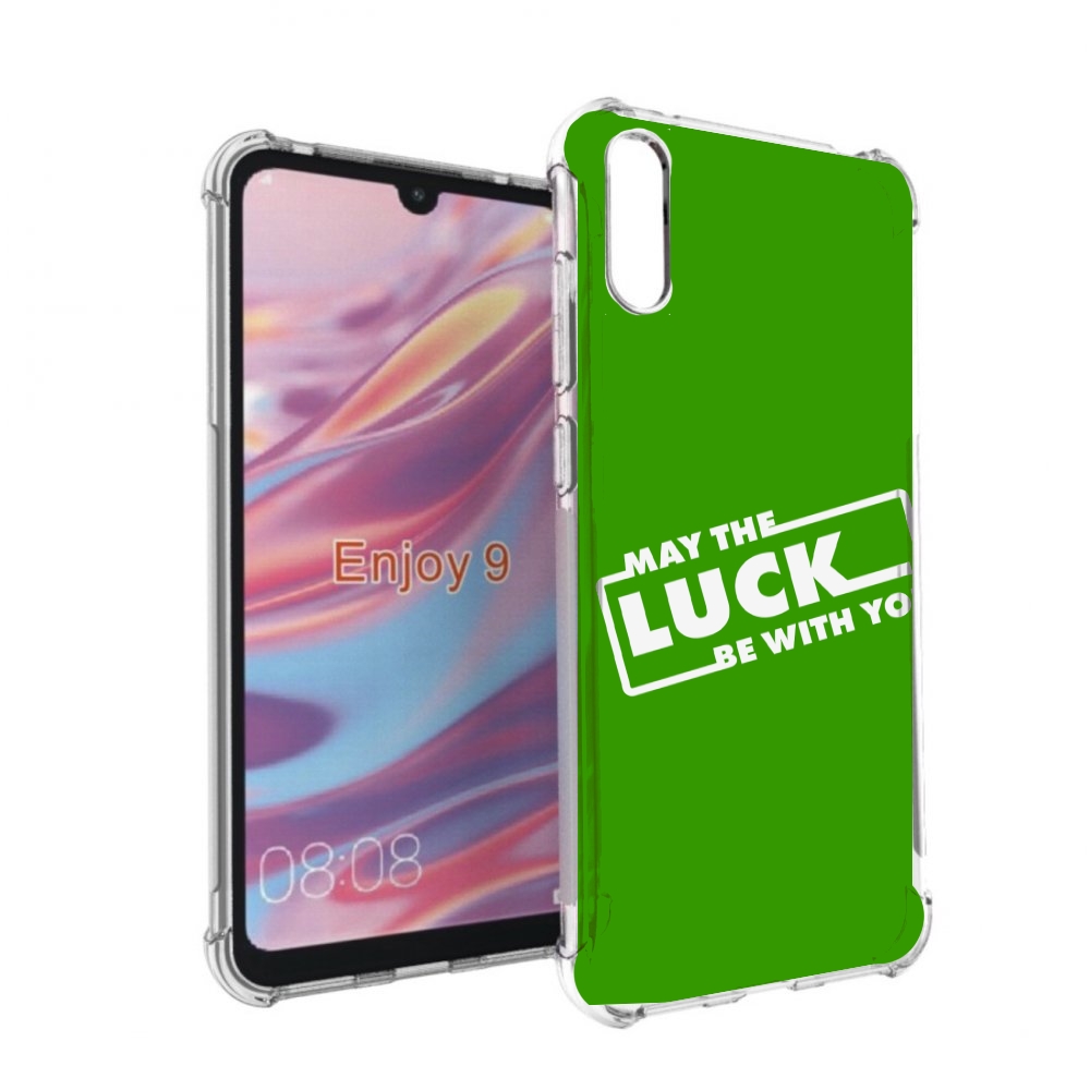 

Чехол бампер MyPads Luck green для Huawei Enjoy 9, Прозрачный, Tocco