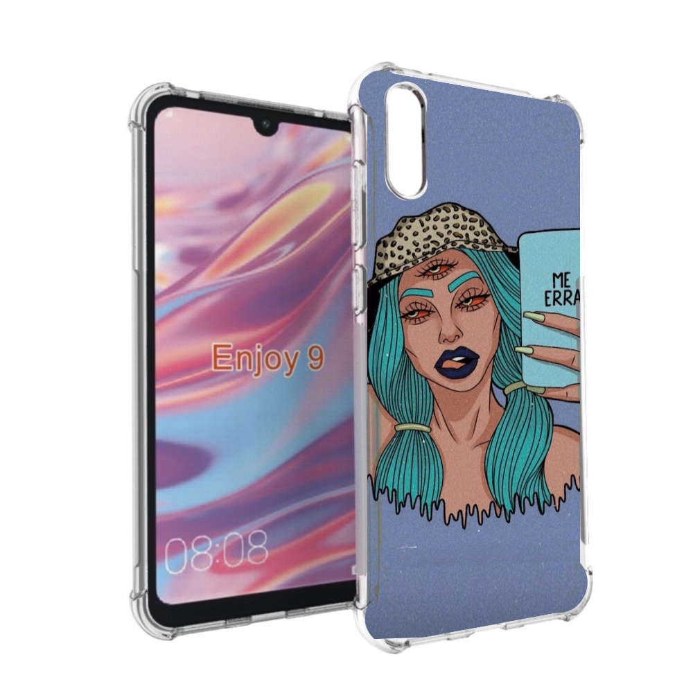

Чехол бампер MyPads ME Erra женский для Huawei Enjoy 9, Прозрачный, Tocco