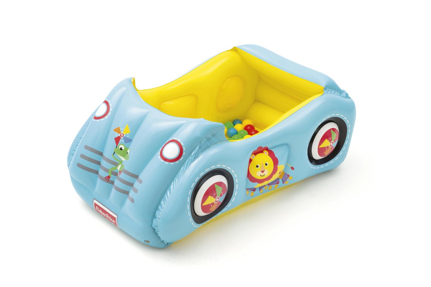 

Игровой центр 119x79x51см "Машина Fisher Price" с мячами (25шт), от 2 лет