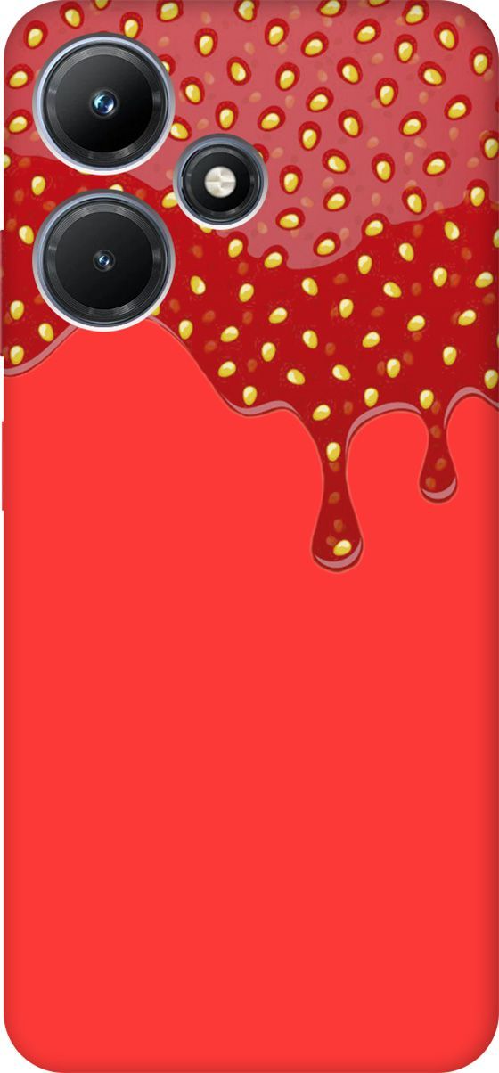 

Чехол на Infinix Hot 30i "Jam" красный, Красный;розовый, 159422