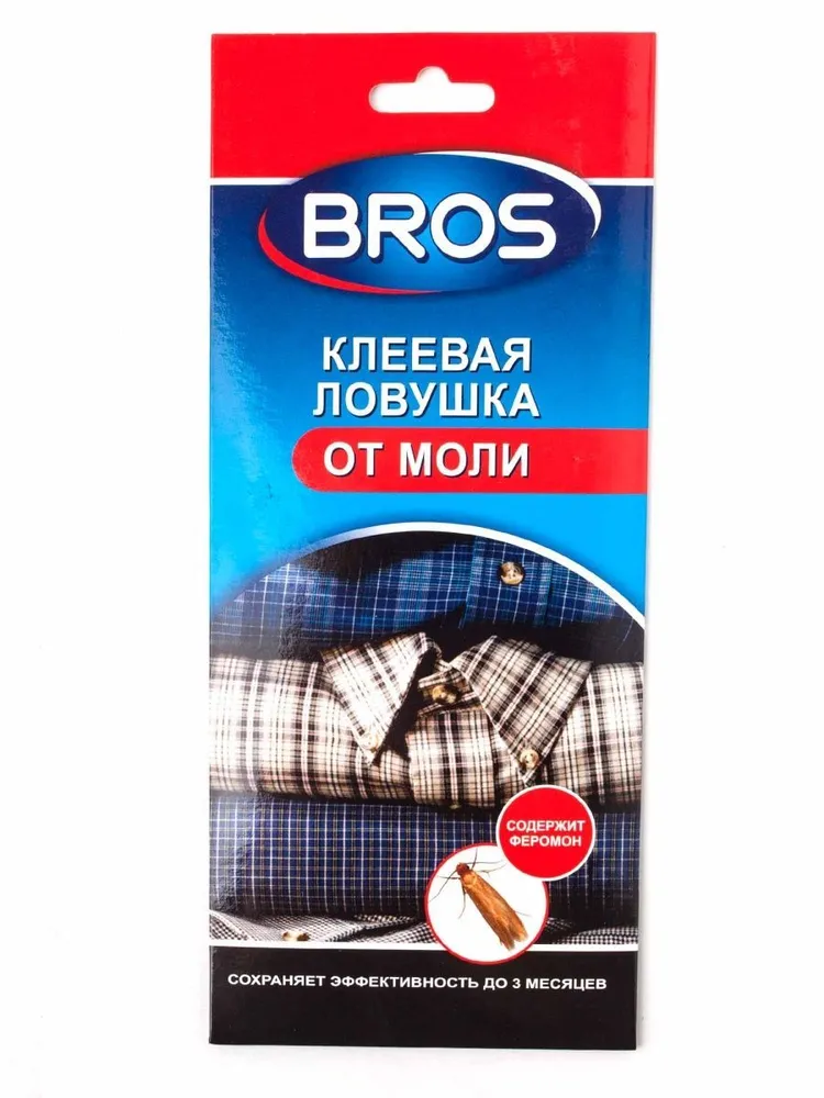 Клеевая ловушка от одежной моли Bros BR_725528_ud 1 шт