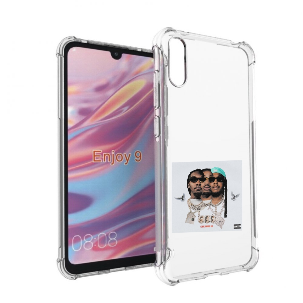 

Чехол бампер MyPads Migos - Culture III для Huawei Enjoy 9, Прозрачный, Tocco