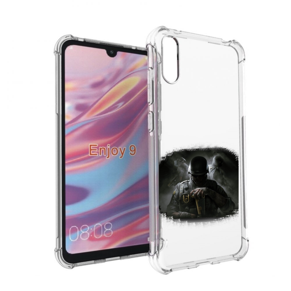 

Чехол бампер MyPads Rainbow Six Siege для Huawei Enjoy 9, Прозрачный, Tocco