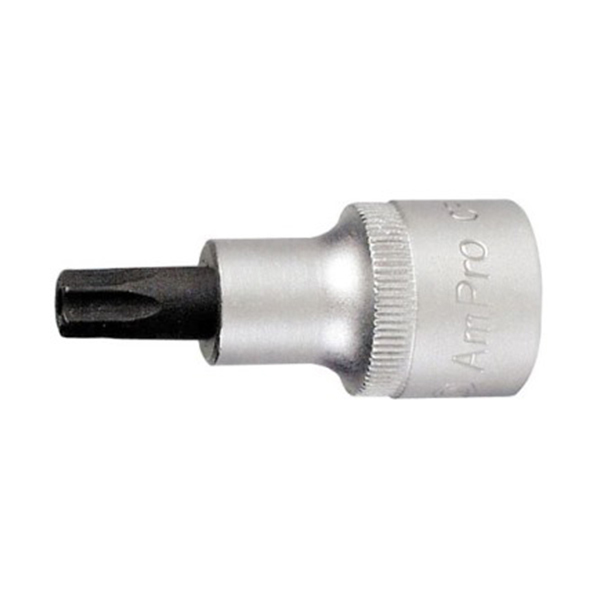 фото Ampro головка короткая со вставкой 1/2", torx т30 (с отверстием) t33029