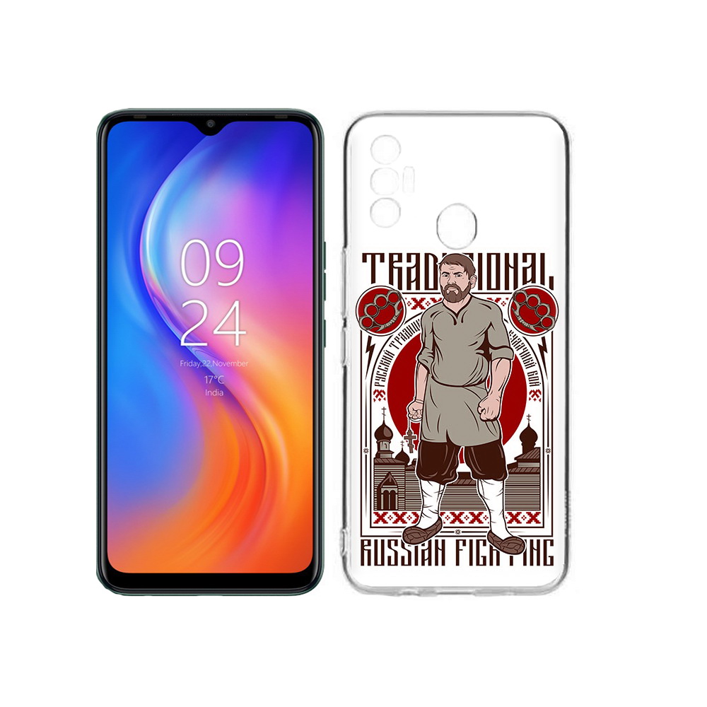 

Чехол MyPads Tocco для Tecno Spark 7 Традициональный мужчина, Прозрачный, Tocco