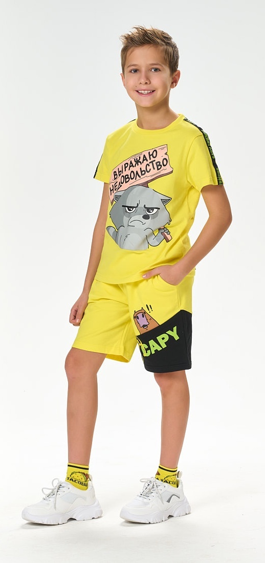 

Шорты детские Kari SS24C11931240, темно-желтый, 146, 228764