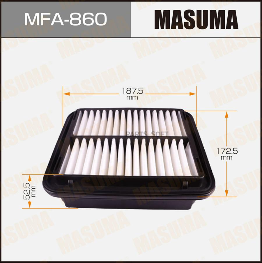 

MASUMA MFA860 Воздушный фильтр A-737 MASUMA (1/40)