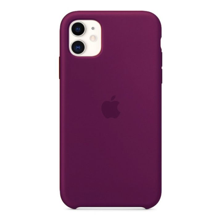 

Чехол для iPhone 12 Mini Silicone вишневый, Красный