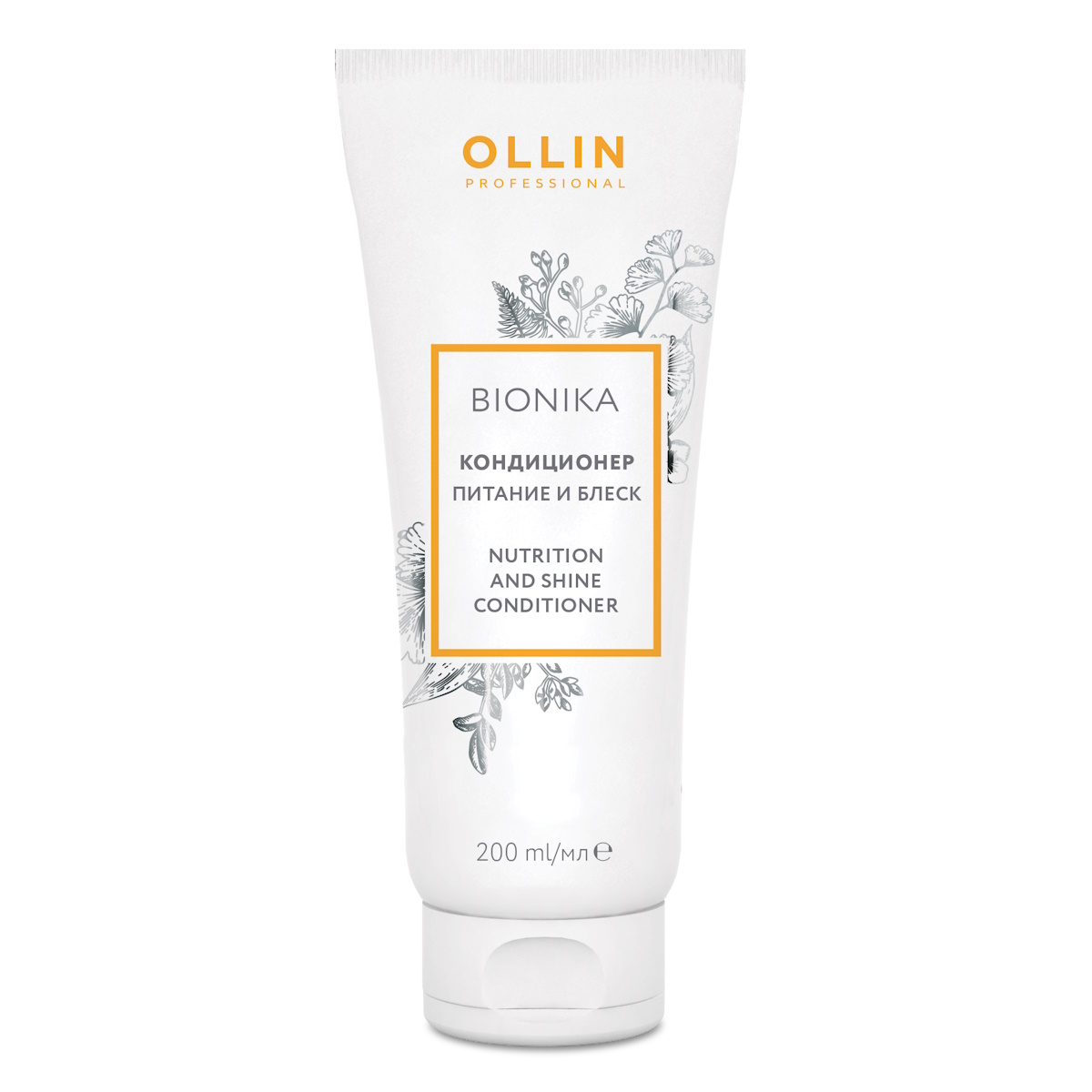 Кондиционер для волос OLLIN Professional BioNika Nutrition And Shine 200 мл