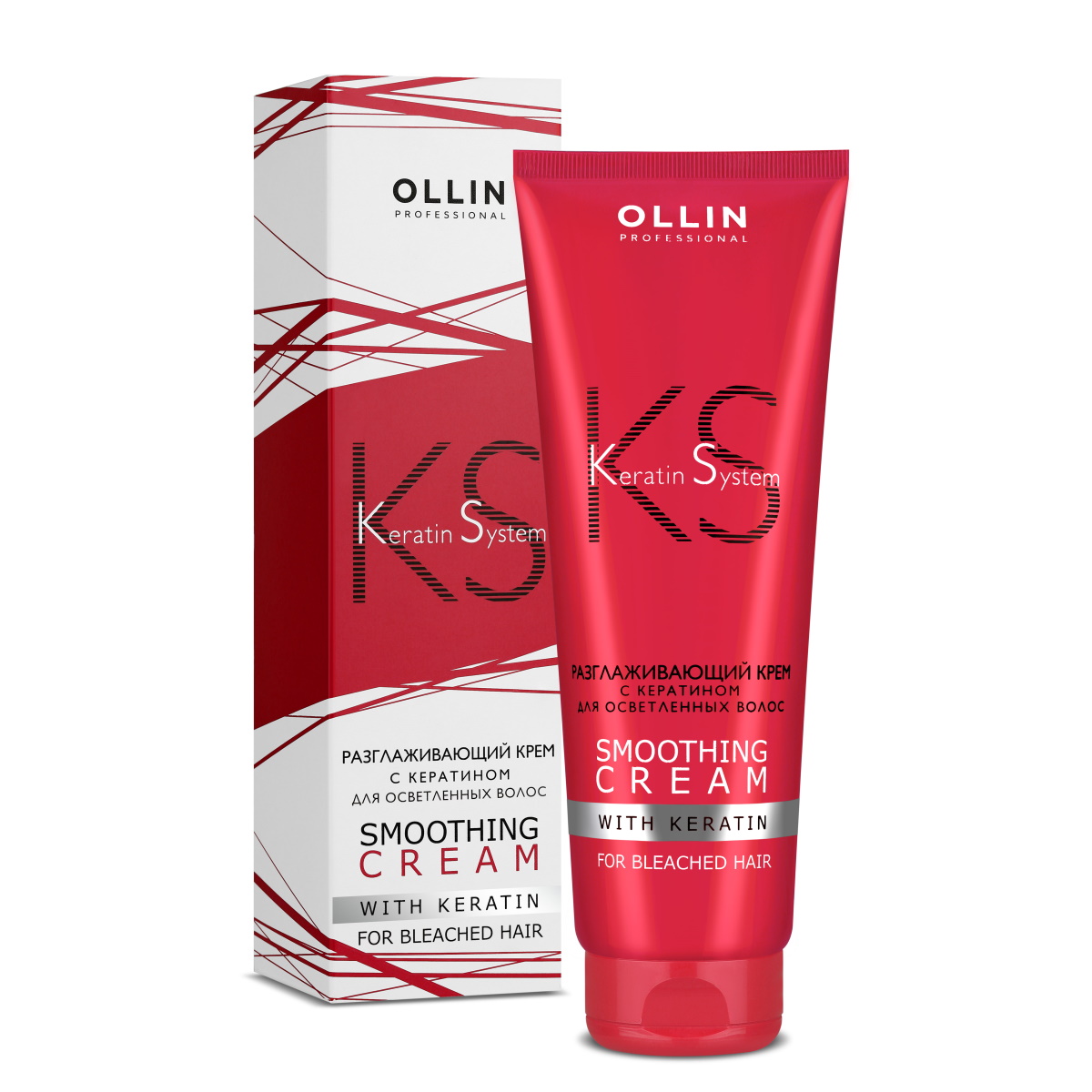 Крем для волос Ollin Professional Keratine System Для осветленных волос 250 мл