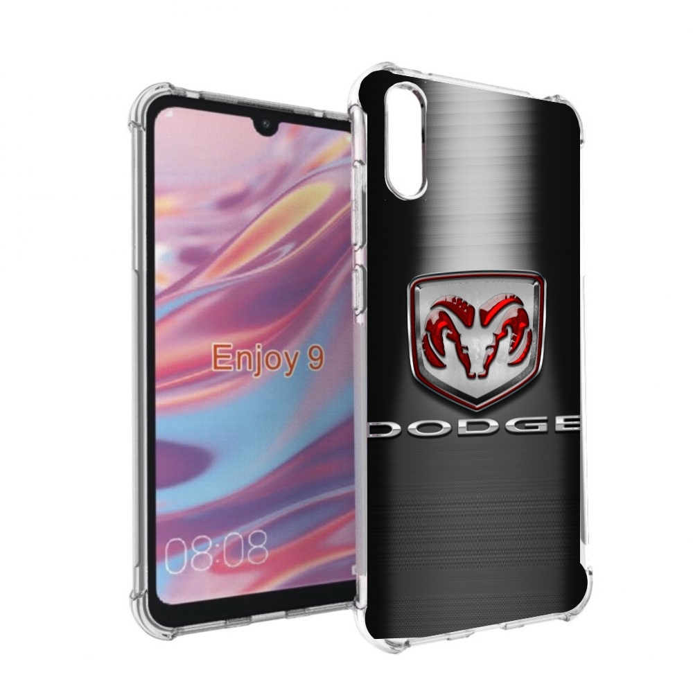 

Чехол бампер MyPads dodge додж 1 мужской для Huawei Enjoy 9, Прозрачный, Tocco