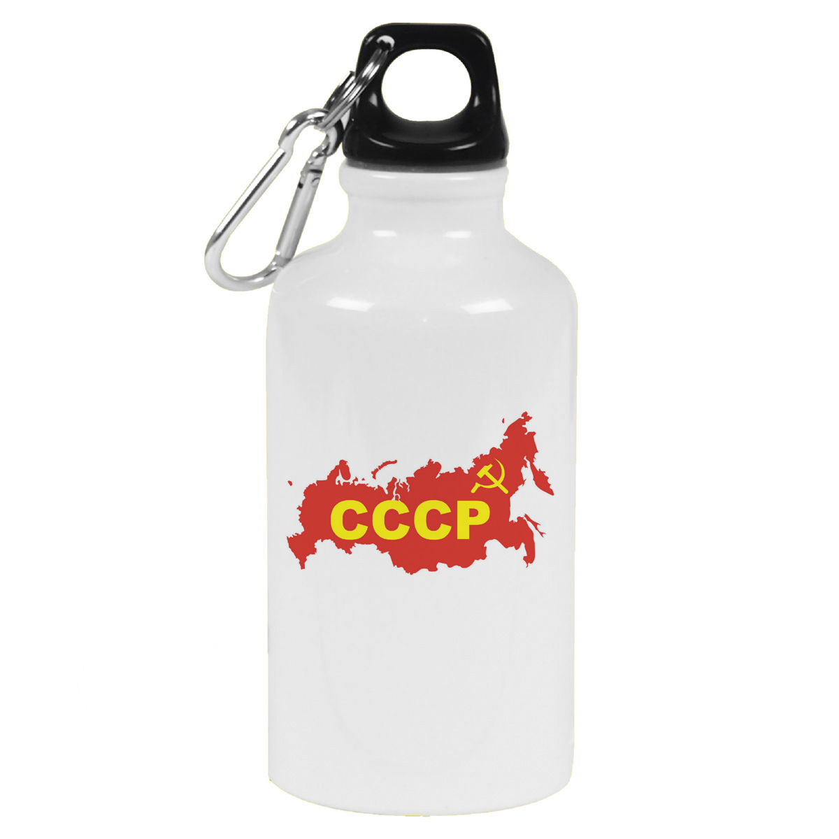 

Бутылка спортивная CoolPodarok СССР, Белый